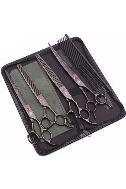 choice2 Z3015 Hei PYYuSC Purple Dragon 8 Inch Dog Grooming Scissors Thinning Shears Professional Cat Pet Sci