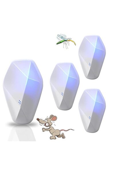 Generic جهاز طرد الآفات بالموجات فوق الصوتية من YHRY، عبوة من 4 مصائد فئران ط...