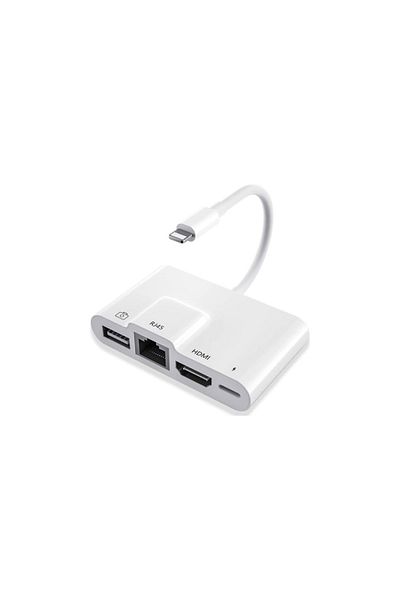 Concord Byl-022 Lightning Rj45 HDMI Otg Converter