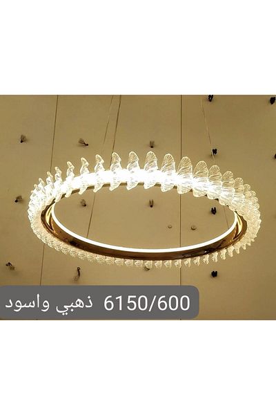 ELECTROPOWER Modern Chandelier Golden Color Three Lights with Remote