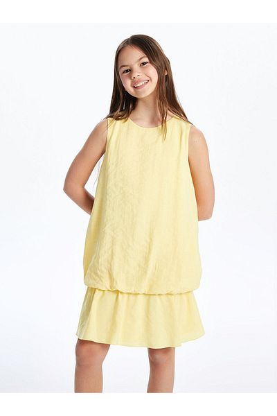 LC Waikiki Crew Neck Girl's Dress