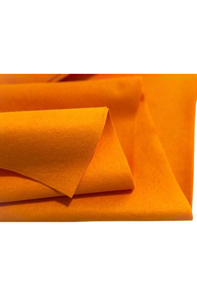 feltland Fetru/pasla din lana, moale 1mm, 40% lana-60% viscoza, 50*45cm galben inchis