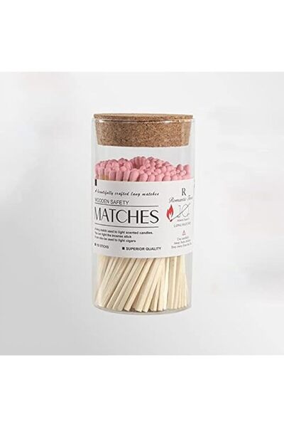 Generic 150pcs Scented Long Matches for Candles & Cigars (Pink) - Smell Proof...