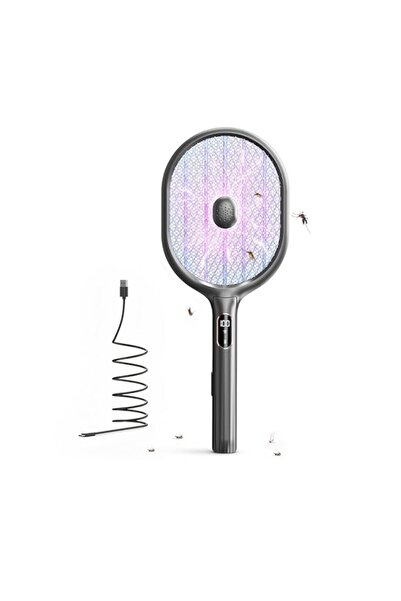 Generic مضرب ذباب كهربائي من ريماكس، مضرب بعوض، مضرب حشرات 2 في 1، قاتل حشرات...