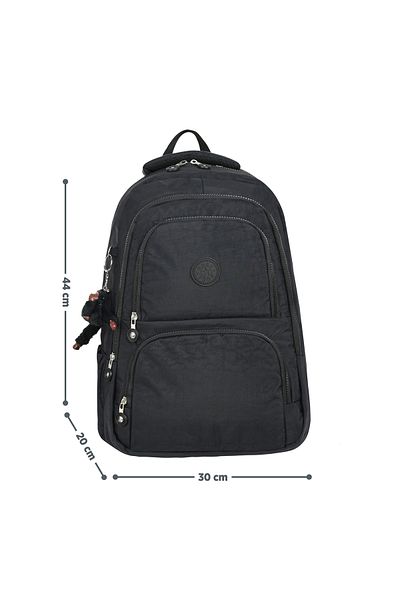 Chocuk Crinkle Fabric Lightweight Backpack - Suitable for School/Daily Use, Waterproof, Multi-Compartment