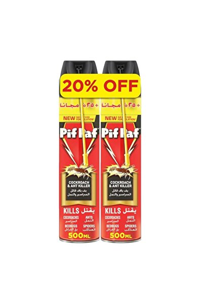 Generic بخاخ بف باف لقتل الصراصير والنمل 400 مل + 100 مل × 2