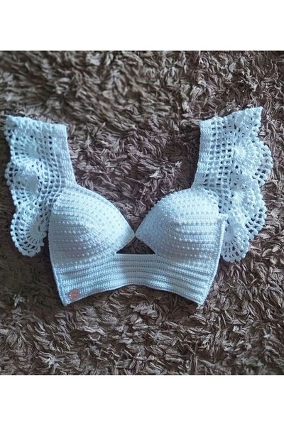 Melonndesign Özel Tasarım Kadın büstiyer, tığ işi