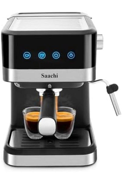 SAACHİ Coffee Maker NL-COF-7065-BK With 20 Bar High Pressure Pump