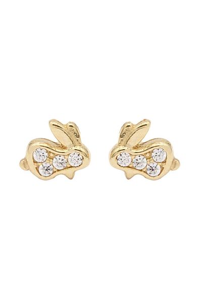 Bijuteria SORELLY 14k Gold Earrings Bunnies