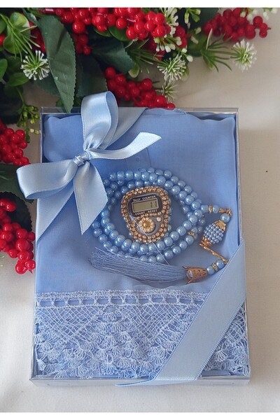 hira tasarım iğne oyalı güpürlü namaz örtüsü taşlı zikirmatik tesbih seti anne sünnet mevlid hediyelik