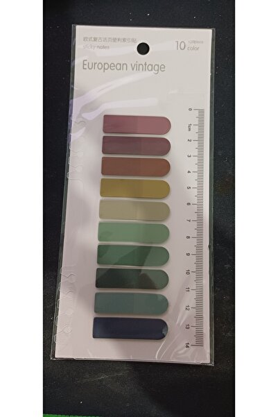 Srctech Transparent Color Postit Bookmark Bookmark Postit Sticker 10 Colors Each Color 20 Pieces Note Paper