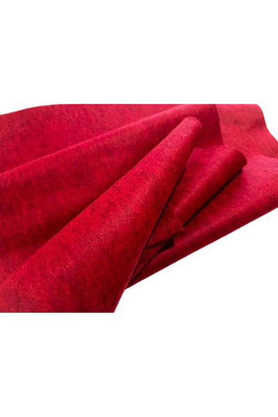 feltland Wool felt, soft 1mm, 40% wool-60% viscose, 50*45cm red melange