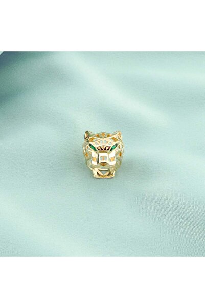 Bijuteria SORELLY Inel Aur 14k Pantera Mărimea 9