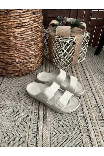 GEZER Eva Slippers Double Buckle