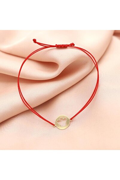 Bijuteria SORELLY Bratara Aur 14k Snur Banut cu Ingeras Laser Cut