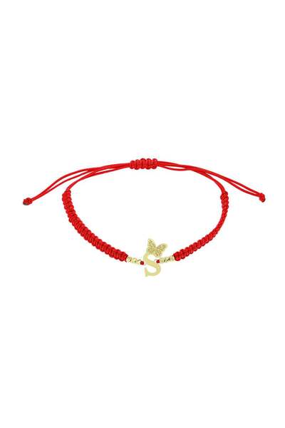 Bijuteria SORELLY Bratara Aur 14k Snur cu Initiala S