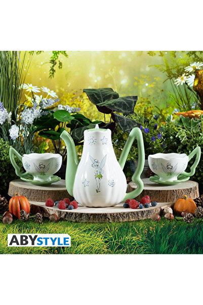 ABYstyle DISNEY - Teapot - with Tinkerbell cups set (W14) - Çay Seti - ABYTAB077