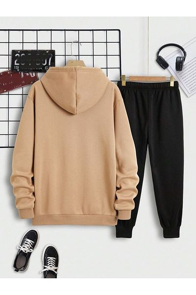 Hunors Sportswear & Company Men's King Printed Hooded Tracksuit Set