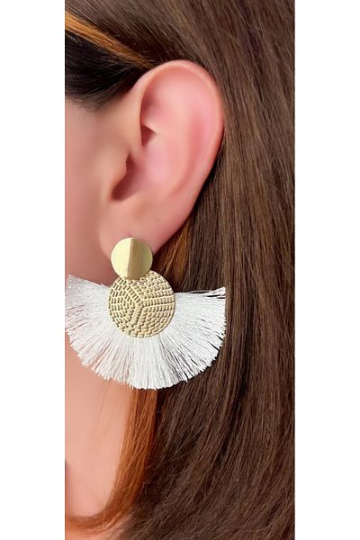 Store Diva Charm Fan Spinning Earrings