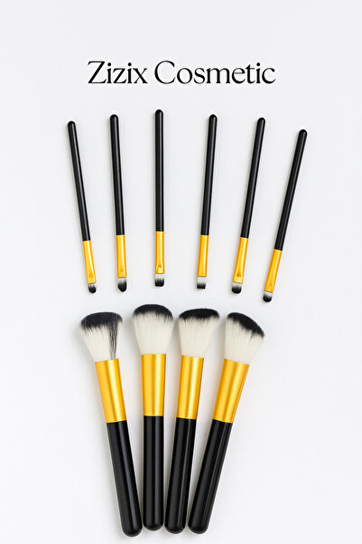 zizix مجموعة فرش المكياج مكونة من 10 فرش