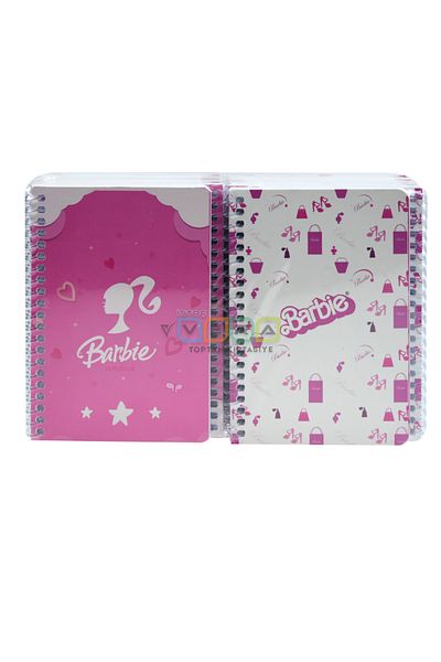 Srctech A6 Spiral Barbi Lined Notepad 50 Sheets