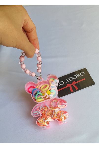 LO ADORO Girl's Hairpins Rabbit Bag Bear Figured Hairpins Rubber Fence Buckle