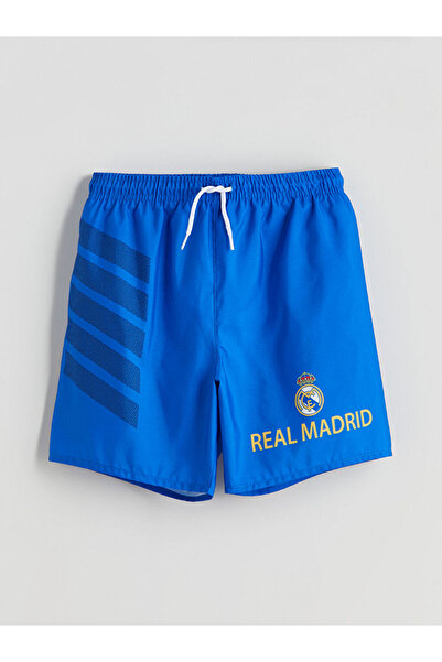 LC Waikiki Μπλε εμπριμέ αγορίστικο μαγιό