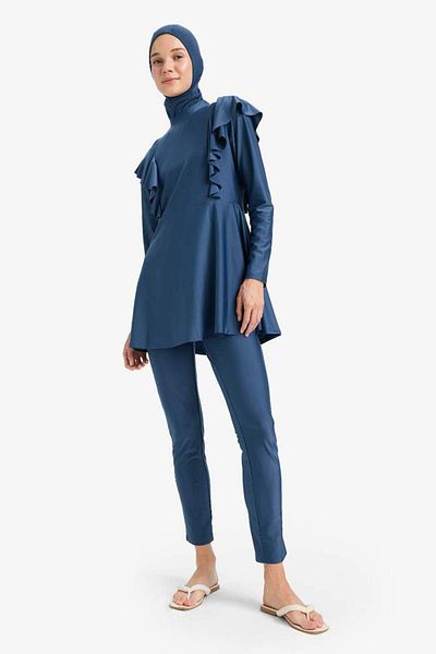 DeFacto New Season Regular Fit 5-Piece Quick Dry Burkini Set