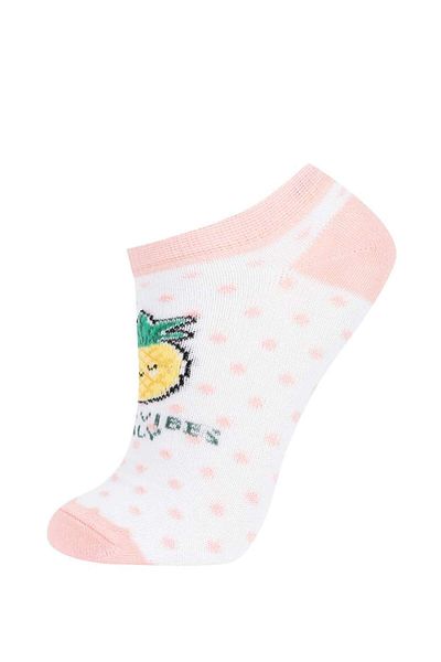 DeFacto New Season Girl's 7-Piece Cotton Booties Socks