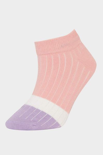 DeFacto New Season Girl's 3-Piece Cotton Booties Socks