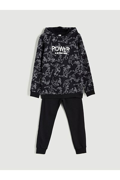 LC Waikiki Lcw Hooded Men's Tracksuit Set Fast Fashion