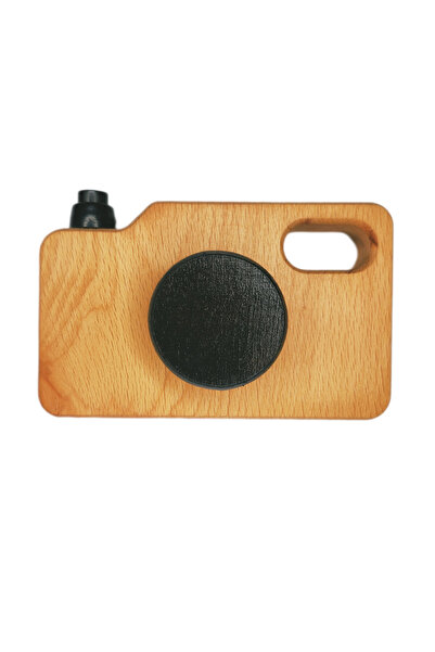 Sevimli Hayalet Fotoğraf Makinesi Döner Siyah Lensli ve Ekranlı