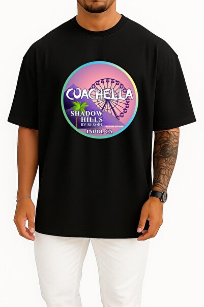 Bahriyeli Collection تي شيرت كوتشيلا كبير الحجم بتصميم صدر للجنسين