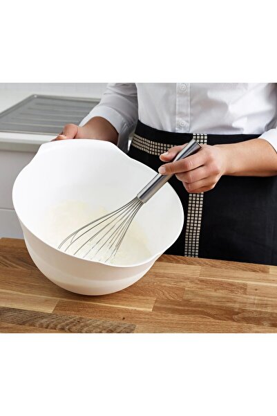 IKEA QUİCK Paslanmaz Çelik Çırpma Teli Uzunluk 30 Cm Metal Saplı Çırpıcı Karı...