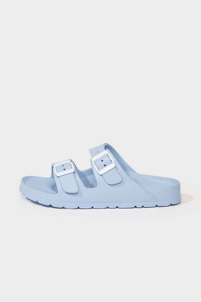 DeFacto New Season Women's Flat Sole Double Banded Eva Slippers