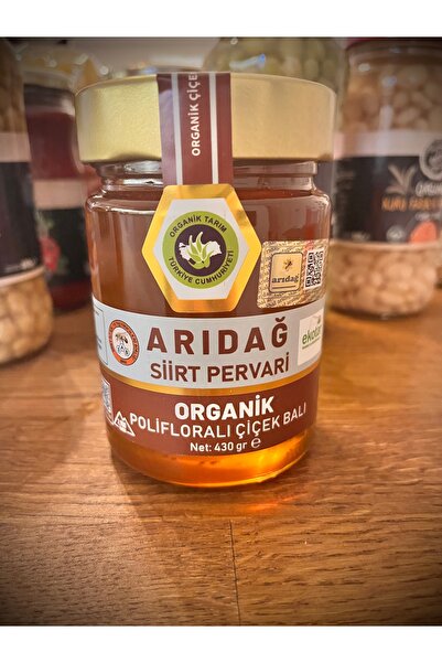 Arıdağ Siirt Pervari Organik Çiçek Balı 430 G