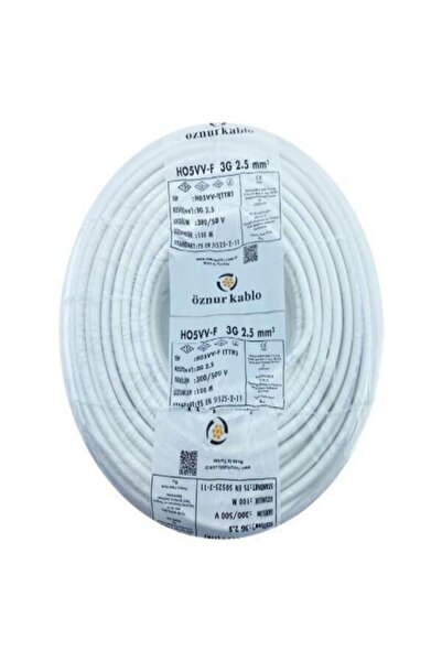 ÖZNUR 3x2.5 ttr uzatma bakır kablo