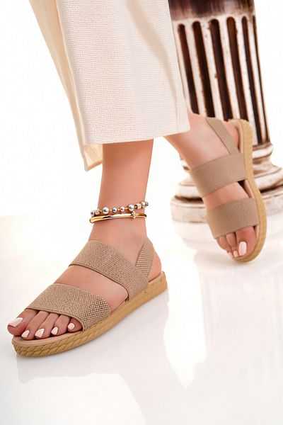Modafırsat Women's Daily Sandals Orthopedic Stylish Slippers Sandals