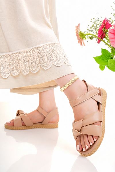 Modafırsat Women's Daily Sandals Orthopedic Stylish Slippers Sandals