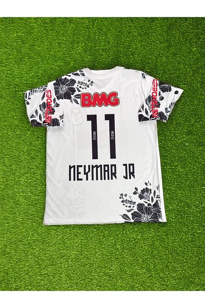 SENTİNEL WEAR Neymar Jr Santos Custom Design Jersey T-Shirt