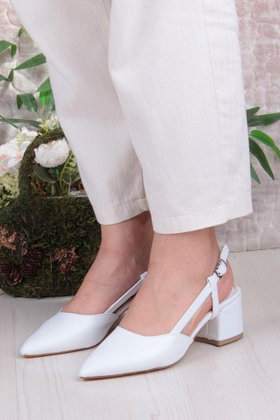 fort 110-426 Fls Open Back Classic Heeled Women's Shoes