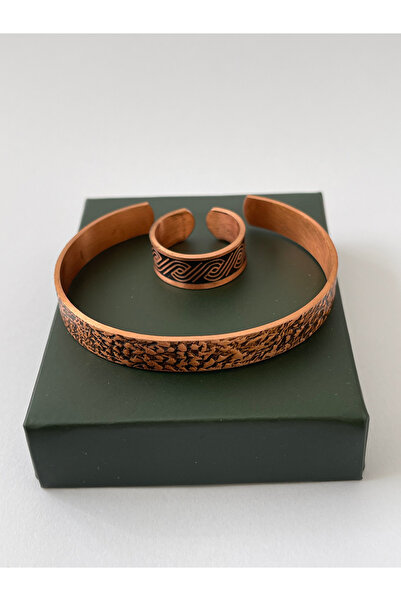 Rupen Kraft Unisex adjustable 100% pure copper bracelet stylish copper ring c...