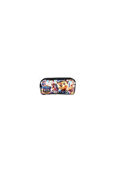 DerinHome Paw Patrol Character Print Double Eye Pen Holder Pencil Case Bag