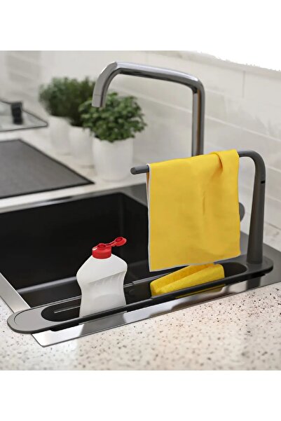 Saatistan Ayarlanabilir Teleskopik Lavabo Organizeri 28x43cm, Mutfak ve Banyo...
