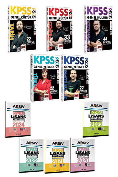 Yargı Yayınları 2026 KPSS Genel Yetenek Genel Kültür Deneme Seti Yelda İlyas ...