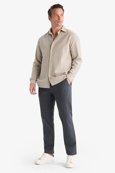 DeFacto New Season Regular Fit Regular Cut Straight Leg Chino Trousers