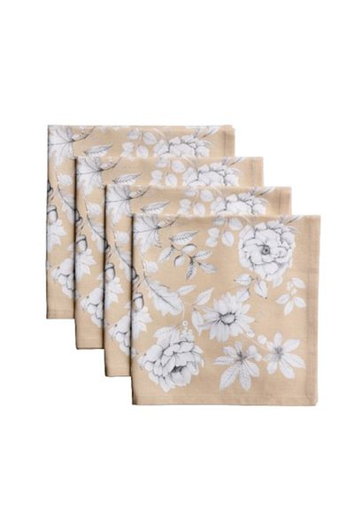 OEM Set 4 servete, Maison d' Hermine, Pretty Autumn, 33 x 48 cm