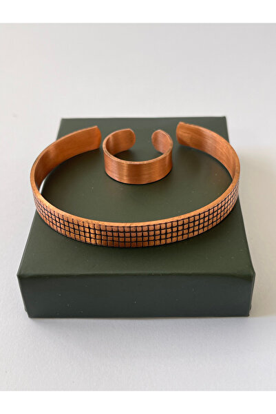 Rupen Kraft Unisex adjustable 100% pure copper bracelet stylish copper ring c...