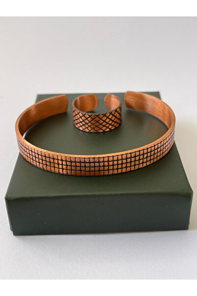 Rupen Kraft Unisex adjustable 100% pure copper bracelet stylish copper ring c...