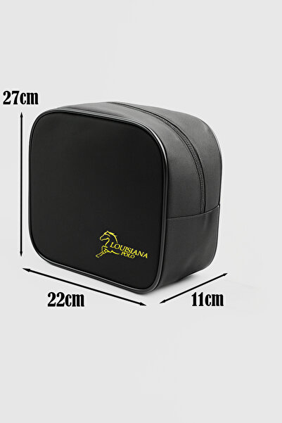 louisiana polo Thermos Lunch Box Black Neon Yellow 1142